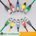 COLORFUL XLR cable, balanced mic cable, professional microphone cable